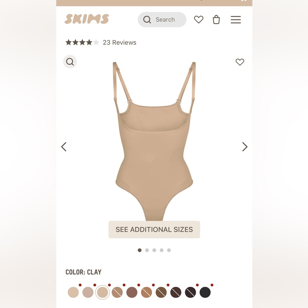 SKIMS SEAMLESS SCULPT OPEN BUST THONG BODYSUIT